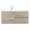 thumbnail image 3 of Cutler Kitchen and Bath Beachwood 42" Wood Wall Mount Bathroom Vanity in Oak, 3 of 6