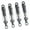 black, variant on QccHieUs 4 Pieces Metal RC Car Shock Absorbers Spare Parts Assembled Replace Metal Spring silver