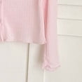thumbnail image 6 of Ribbed Knit Cropped Cardigan For Girls Button Down Long Sleeve Crop Blouse Casual Lightweight Cute Bow Knot Outerwear Tops, 6 of 6