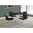 thumbnail image 1 of Monarch Specialties Dining Table, 48" Rectangular, Small, Kitchen, Dining Room, Metal, Laminate, Brown, Chrome, Contemporary, Modern, 1 of 3