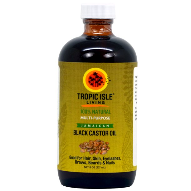 Tropic Isle Living, 100% Natural Jamaican Black Castor Oil, 8oz ...