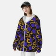 thumbnail image 3 of Lsque Golden Snake And Purple Rose UPF 50+ Lightweight Sun Protection Men's Women's Long Sleeve Shirt, Hoodie Performance -Large, 3 of 9