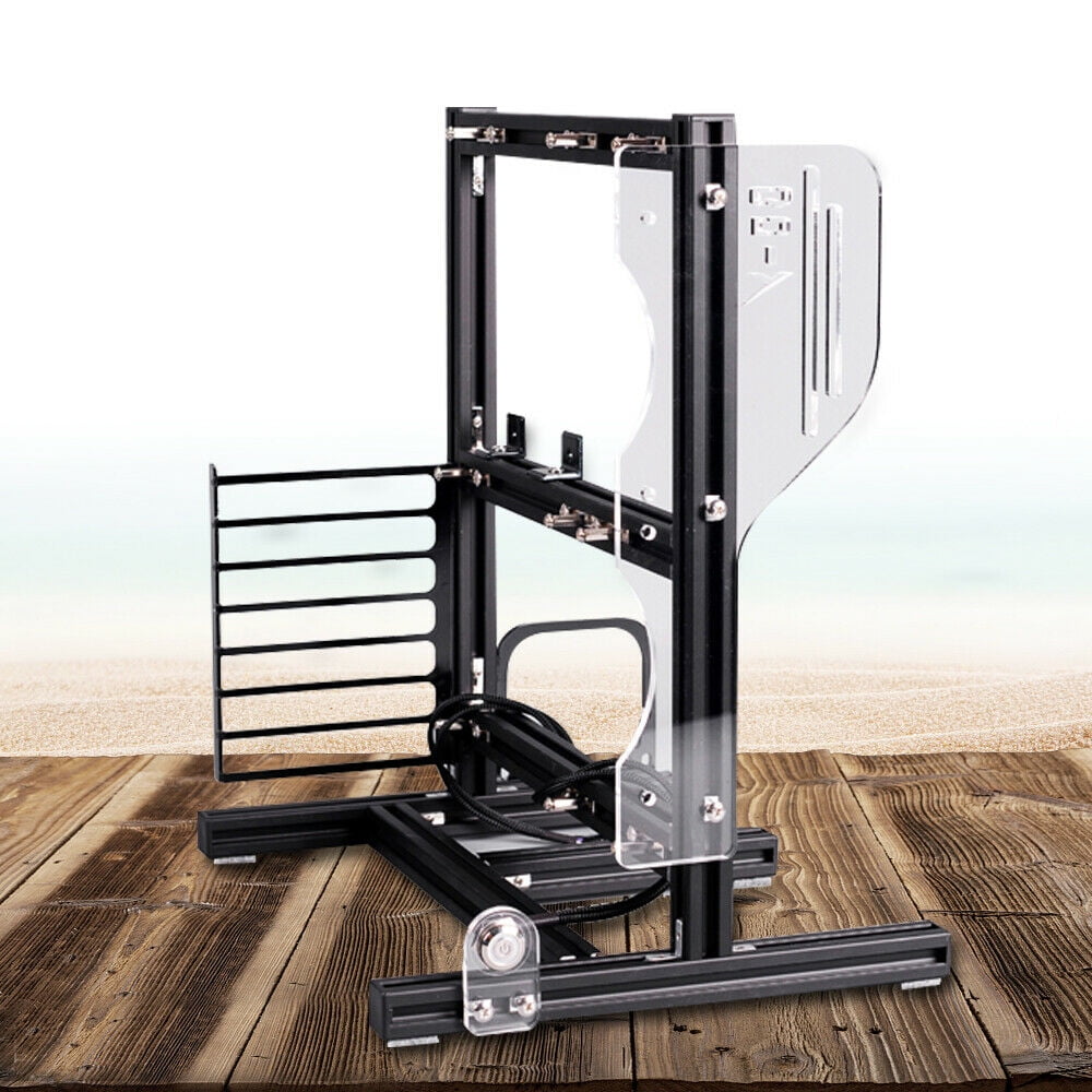 For PC Motherboard Case Black DIY Open Chassis Rack Vertical Test Frame Black