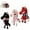 3pcs, variant on Year of The Horse Lucky Mascot, New Year Good Luck 2026 Lucky Horse Guardians, Small Charm Symbolizing Strength, Courage, Balance, and Moving Forward, Cute Design Emotional Support
