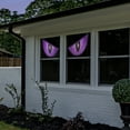 thumbnail image 4 of Northlight Lighted Eyes Halloween Window Decoration - 40" - Purple - Set of 2, 4 of 6