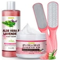 thumbnail image 1 of Kit de pedicura para spa para pies LUCOTIYA con sales de aloe y lavanda, 1 of 7