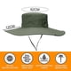 thumbnail image 2 of Gorro de pescador con sombrilla de poliéster para hombre y mujer, gorro de ala grande impermeable resistente al desgaste para exteriores, 62cm de circunferencia, 2 of 5