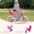 thumbnail image 3 of hykolity 16 inch Kid Bikes for Age 4-7 Years Old, Girl Bikes in Pink Rider Height 41-53 inch with Adjustable Seat, Doll Seat and Training Wheel, 3 of 7