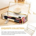 thumbnail image 2 of Unique Jewelry Box Glass Clear Jewelry Box Glass Earrings Box Delicate Jewelry Organizer, 2 of 6