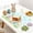 #004-Multicolor, variant on TanSiDing Easter Placemats Set, Waterproof Reusable Polyester Holiday Table Mats for Dining Decor, Rabbit Easter Egg Clover Pattern Party Dinner Table Setting 45*30cm