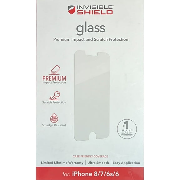 ZAGG Invisible Shield Glass - iPhone SE / 8 / 7 / 6 / 6s - Clear