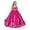 Fuchsia, variant on Drtj Kids Teens Flower Girl Dress Wedding Off-Shoulder Tulle Appliques Elegant Pageant Dresses