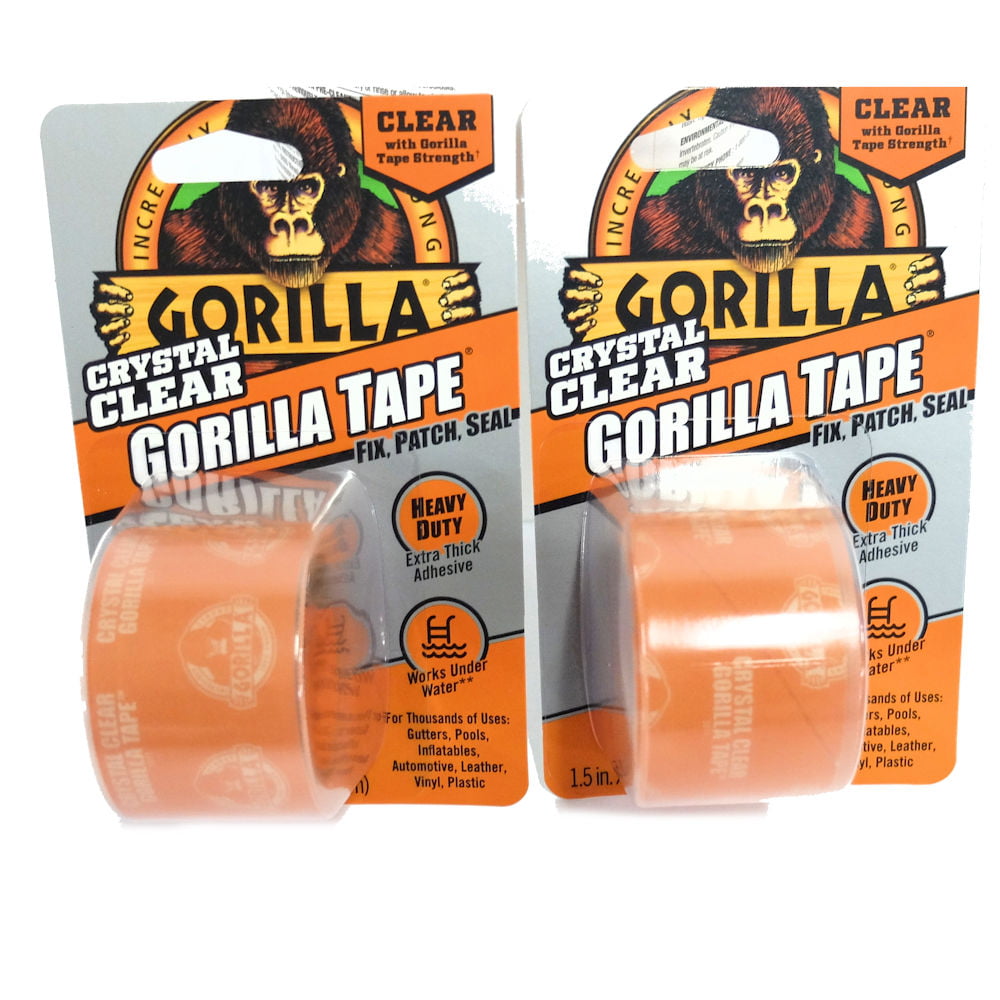 Crystal Clear Duct Tape Heavy Duty Extra Thick Adhesive Non-Yellowing Flex Seal 