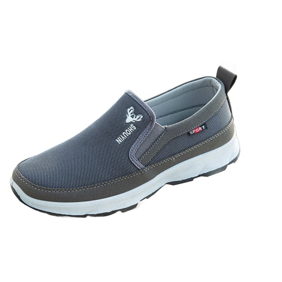 NOKIO Men's Casual Soft L𝗈afers Lazy S𝗅ip On Work Mules Shoes Lightweight Breathable Sports Shoes Wide Width Walking Sneakers Comfy Outdoor Shoes for Driving Daliy Running