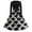 #01Dark Gray, variant on Long Sleeve Dresses for Women Fall Crew Neck Party Hem Dress Casual Vintage Halloween Pumpkin Spider Web Printed Swing Dress Gray S