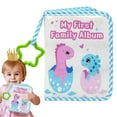 thumbnail image 3 of Mfigree 2024 New Photo Album for Baby Animal Pattern Family Photo Album With Star Hook Holds 17 Photos Soft Cloth Cover Keepsake Record Book for Kids, 3 of 9