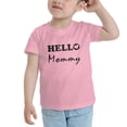 thumbnail image 3 of Hello Mommy Cute Toddler T Shirts for Boys Girls (Pink, 2T), 3 of 5