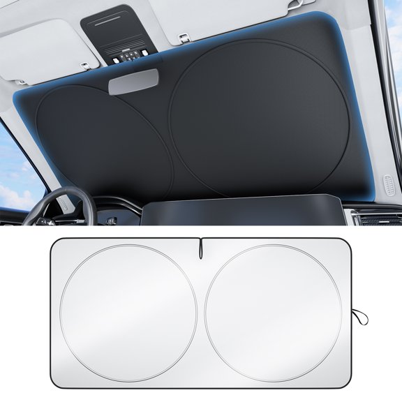 Witem Windshield Sun Shade for Toyota Camry SE (2018-2026), Custom Fit 100% Coverage, Blocks Sunlight & Reflects Heat, Keeps Your Car Cooler & Protected