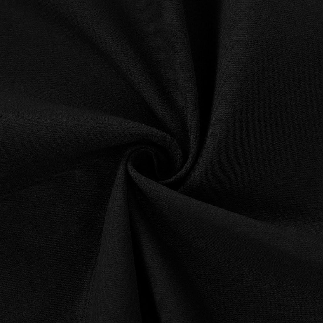 Unique Bargains 2 Packs Microfiber Solid Body Pillow Cover Black 20" x 54"