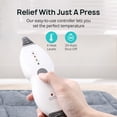 thumbnail image 5 of Heating Pad for Back and Cramps Relief, 2.2lb Weighted Heating Pads for Neck and Shoulders, Extra-Large Soft Electric Pad with 4 Heat Settings, Auto-Off, Gifts for Women Men Mom Dad, 22" x 19", 5 of 7