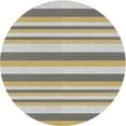 thumbnail image 1 of Ahgly Company Machine Washable Indoor Round Transitional Light Gold Area Rugs, 8' Round, 1 of 7