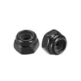 thumbnail image 5 of Unique Bargains M2.5x0.45mm Hex Lock Nuts Carbon Steel Nylon Insert Self-Lock Nuts, 100Pcs Black, 5 of 5
