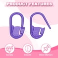 thumbnail image 3 of Crochet Stitch Markers, Knitting Markers Needle Pin Purple, 3 of 7