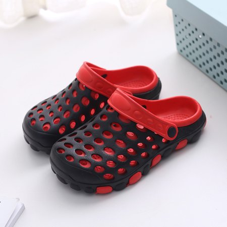 

New Summer Couple Garden Shoes Men‘s Light Non-Slip Round Hole Shoes Female Student Sandals Beach Slippers