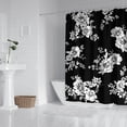 thumbnail image 2 of Waterproof Beautiful Colorful Floral Shower Curtain 72x72 Inch Boho Style Polyester Unique Shower Curtain for Bathroom Hotel Home Decor with 12 Plastic Hooks, 2 of 5
