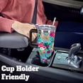 thumbnail image 6 of Boxer Dog Themed Tumbler - 40oz Insulated Stainless Steel Travel Mug with Lid & Straw for Coffee & Water, Cute Gift for Boxer Dog Lovers Women, 6 of 6