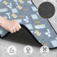 thumbnail image 3 of Balery Blue Bathroom Juego de 4 Alfombrillas para Auto, Revestimientos de Caucho Resistente, Diseño Antideslizante, 3 of 7