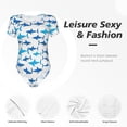 thumbnail image 6 of Wukai Hand Drawn Strawberry Print Beach Trunks with Compression Liner Swimsuit Quick Dry Beach Sports Shorts with Pocket-XX-Large, 6 of 9