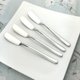 thumbnail image 2 of Juego de 6 cuchillos para mantequilla, a prueba de herrumbre, cuchillos para mesa, cuchillos para mantequilla resistentes, cuchillo de comedor de acero inoxidable, cubiertos para carne de postre, 2 of 5