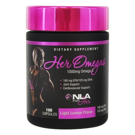 NLA For Her - Son Omégas oméga-3 1000 mg. - 100 Capsules