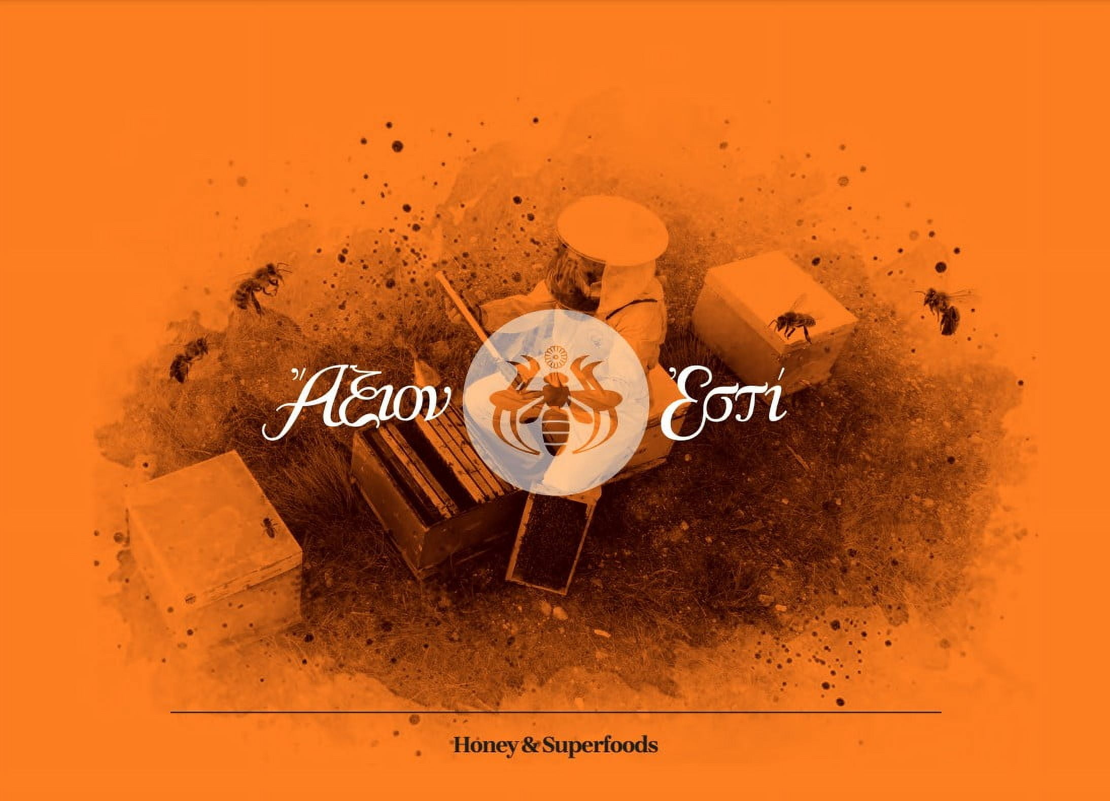 Axion Esti Organic Fir Golden Honey imported from Greece, 250g