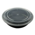 thumbnail image 2 of 10pcs 720ML Disposable Plastic Bowl Take Out Containers Food Storage Box with Lids - Round, 2 of 11