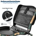 thumbnail image 4 of FORMRS Zipper Binder with Shoulder Strap 2-inch Ring 500 Sheet Capacity File Bag, Brown Christmas Gingerbread, 4 of 5