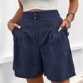 thumbnail image 4 of EaskTriop Comfy Wide Leg Shorts for Women High Waisted Bermuda Shorts with Pockets Lightweight Breathable Summer Casual Dressy Lounge Shorts, 4 of 6