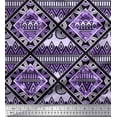 thumbnail image 1 of Soimoi Poly Georgette Fabric Argyle Geometric Printed Fabric 1 Yard 52 Inch Wide, 1 of 3