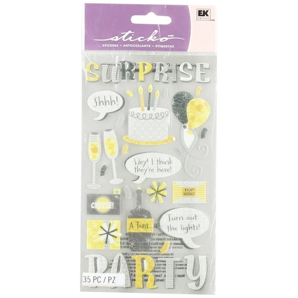 EK Success Sticko Surprise Party Stickers