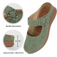 thumbnail image 3 of Ecetana Clogs for Women Slip On Shoes Comfort Women Mules Closed Toe Sandals with Hook Loop, 3 of 6