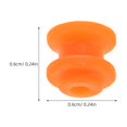thumbnail image 4 of KAKOWELY engine building kit 50pcs Single Slot Pulley Model Mini Plastic Belt Pulley Assembly for Construction Machinery Engine Building STEM Projects and DIY Engineering Orange, 4 of 4