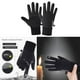 thumbnail image 3 of Guantes térmicos de invierno Colcomx para hombre pantalla táctil forro resistente al agua Negro M Guantes de ciclismo de invierno, 3 of 8