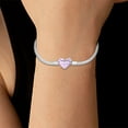 thumbnail image 2 of KUNSIR Halloween Luminous Vintage Bracelet Heart Chain 925 Sterling Silver Charms Gift, 2 of 5