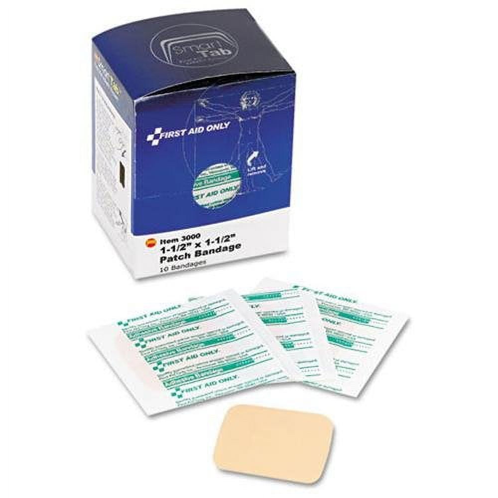 First Aid Only, FAOFAE3000, Patch Bandages, 10 / Box, Beige