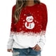 thumbnail image 1 of Mujeres moda cuello redondo Navidad manga larga Tops blusa pulóver sudadera Fridja  FKASFK1376, 1 of 5