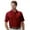 Maroon, variant on Monterey Club Men's Diamond Stencil Emboss Solid Golf Polo Shirt #1208