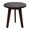 Dark Brown + Solid Wood+2, variant on LIANGKA Dark Brown Solid Acacia Wood Round Side Table 3 Leg Modern End Accent Table for Living Room Bedroom