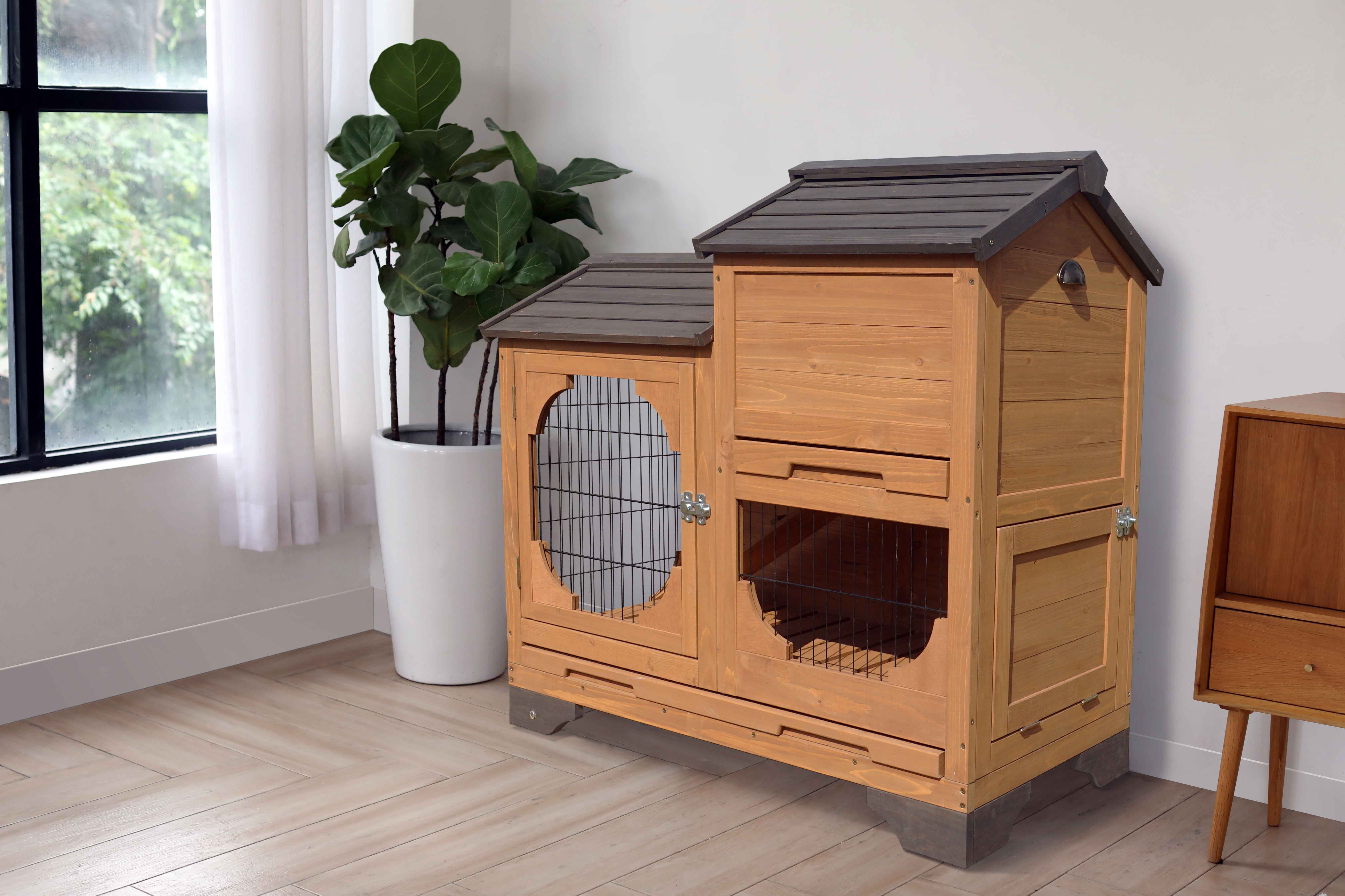 Indoor and Outdoor Bunny Lounge