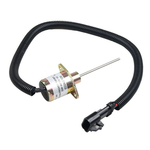 Soumake Engine Fuel Shut Off Stop Solenoid 12V for Kubota V2203-DI/ Carrier Vector 1800